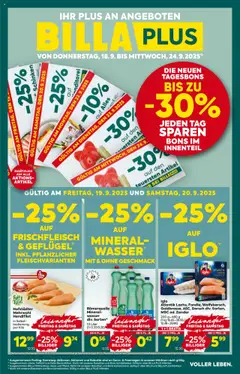 Vorschau Billa Plus Flugblatt gültig ab 18.09.2025