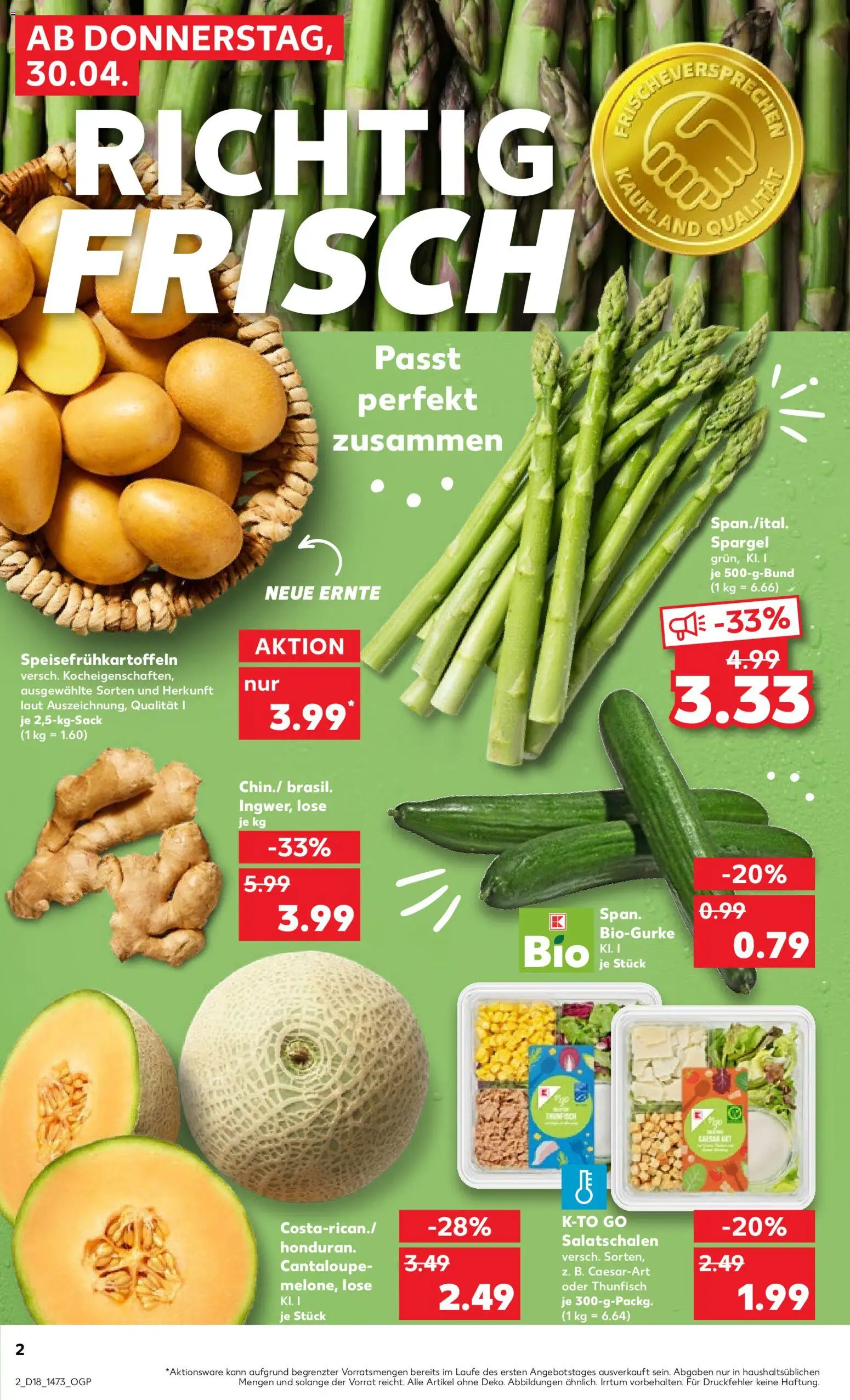 Kaufland Prospekt - Seite 2 - gültig ab 30.04.2026