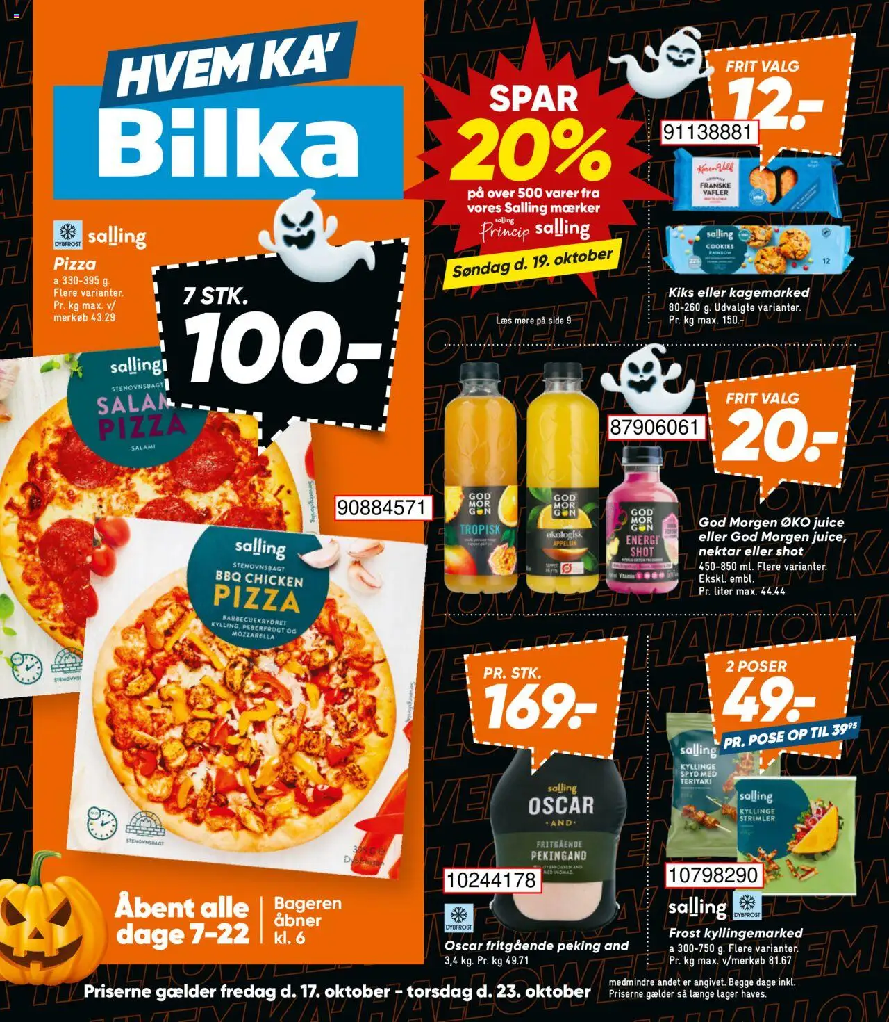 Bilka - Tilbudsavis - side 1- gyldig fra 17/10/2025