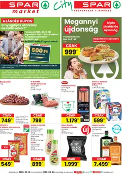 Előnézet Spar Market Akciós újság érvényes 2025.09.18.-tól