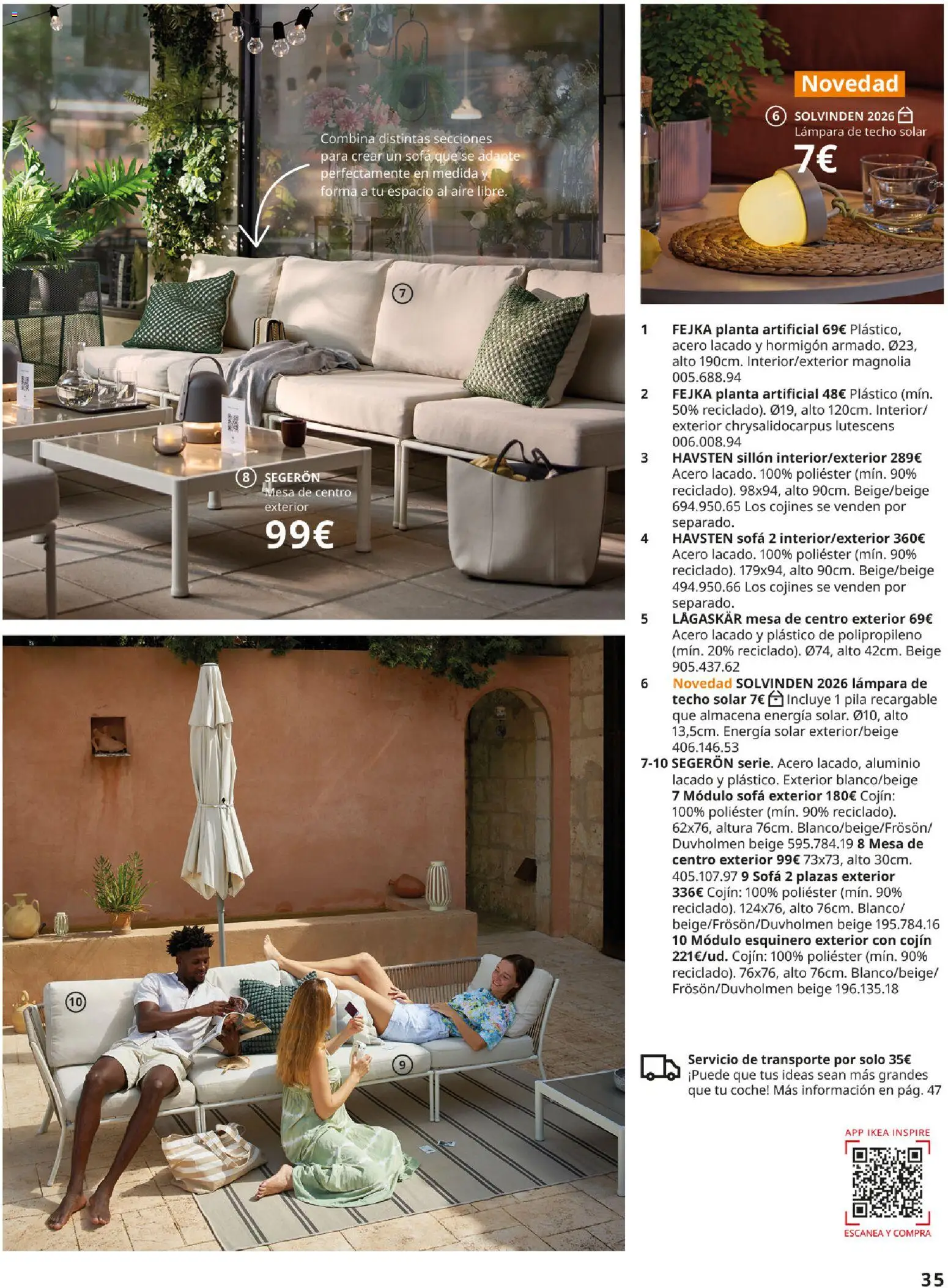 Catálogo IKEA Muebles de exterior - Página de 35 - Válido desde 17/12/2025