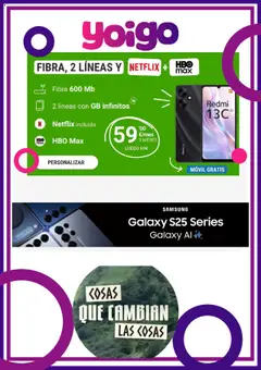 Vista previa del folleto Yoigo ofertas válido desde 14/08/2025