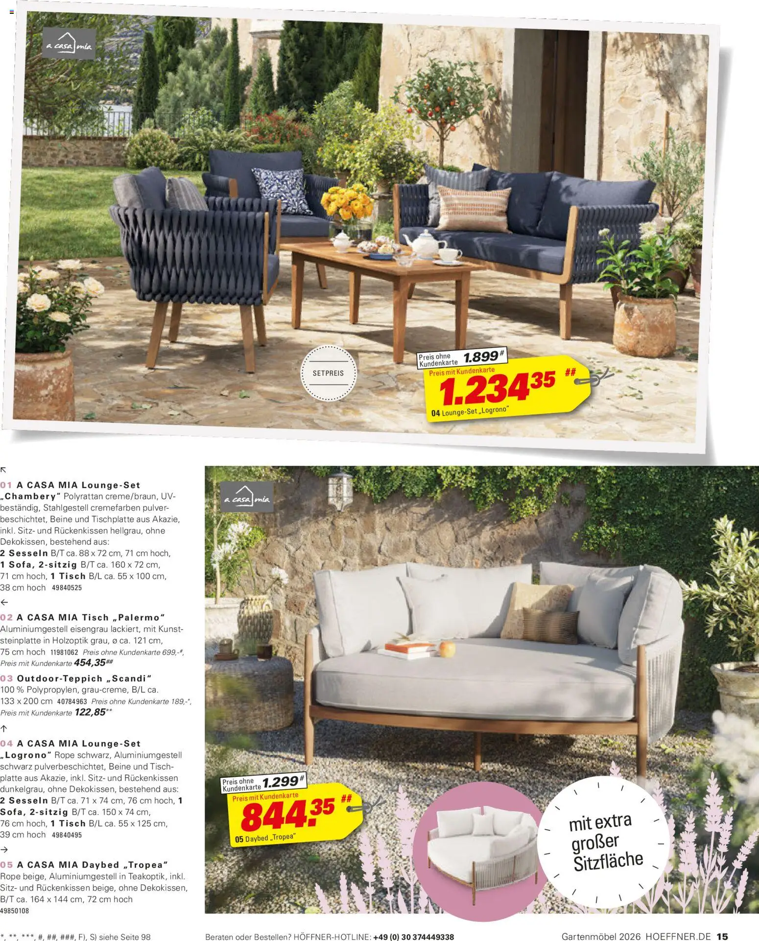 Höffner Prospekt Gartenmöbel - Seite 15 - gültig ab 27.03.2026