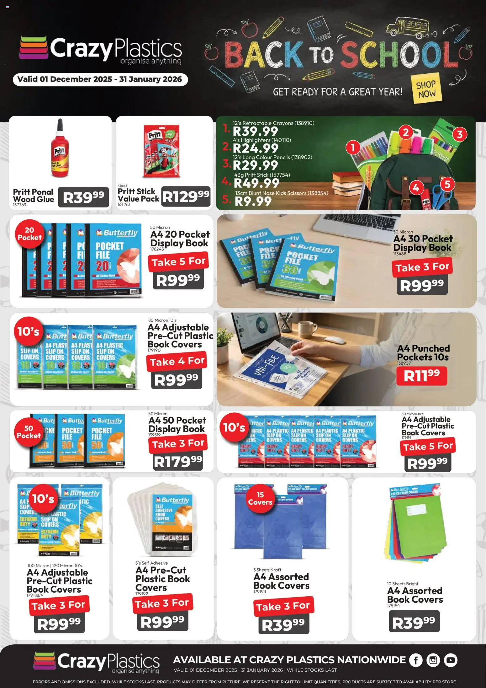 Crazy Plastics - Back To School - page 1- valid from 01/12/2025