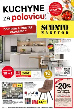 Sconto nábytok leták platný od 04.03.2026