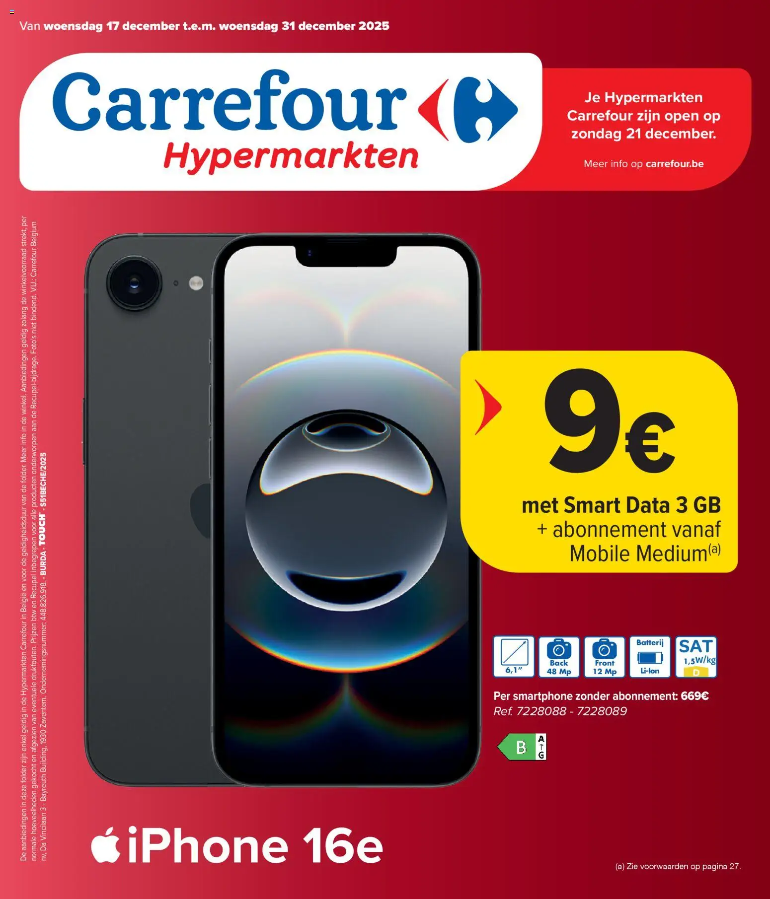 Carrefour folder Hypermarkten - pagina 1- geldig vanaf 17/12/2025