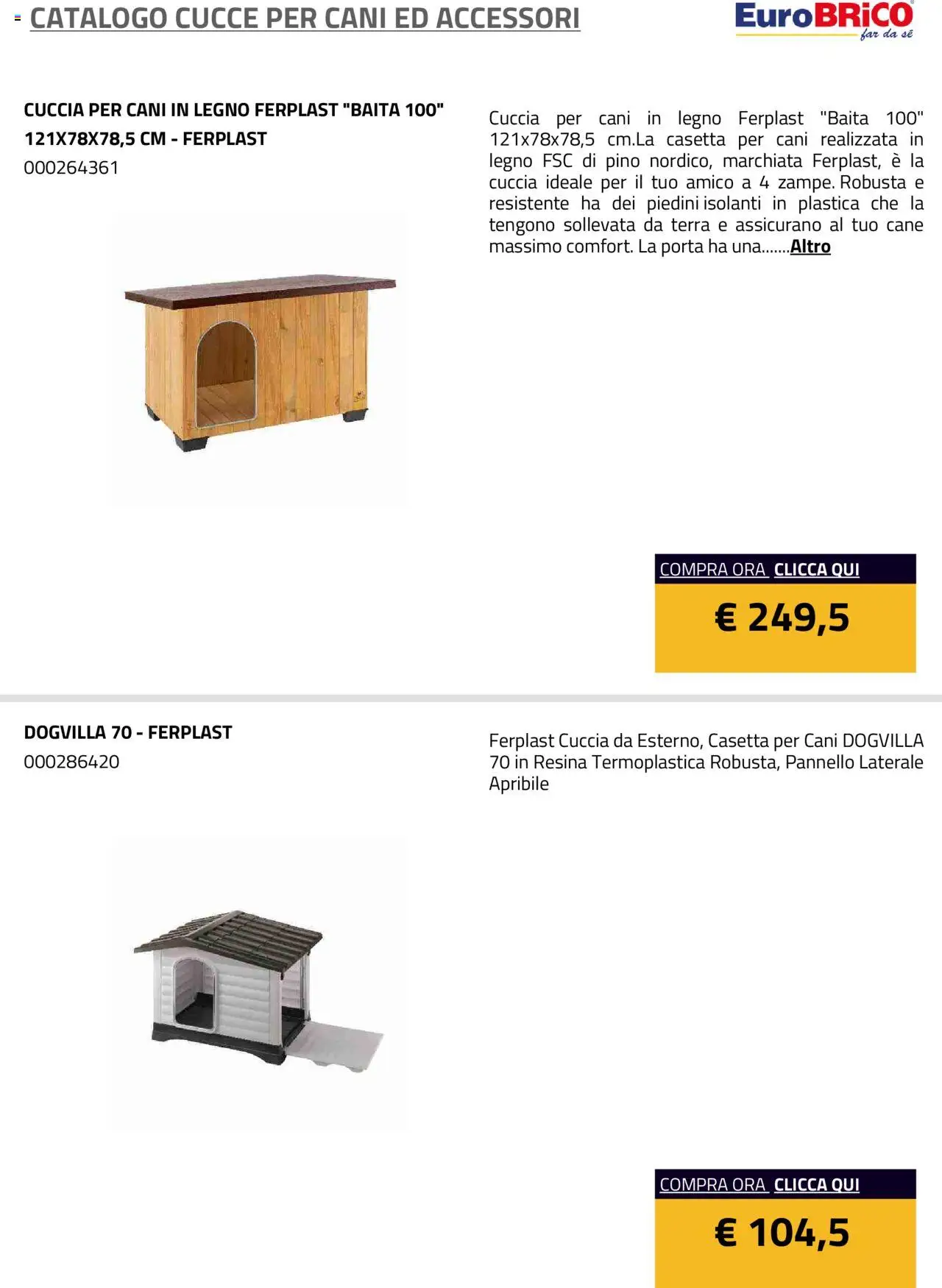 Eurobrico Cucce catalogo - pagina 17 - valido dal 15/07/2025