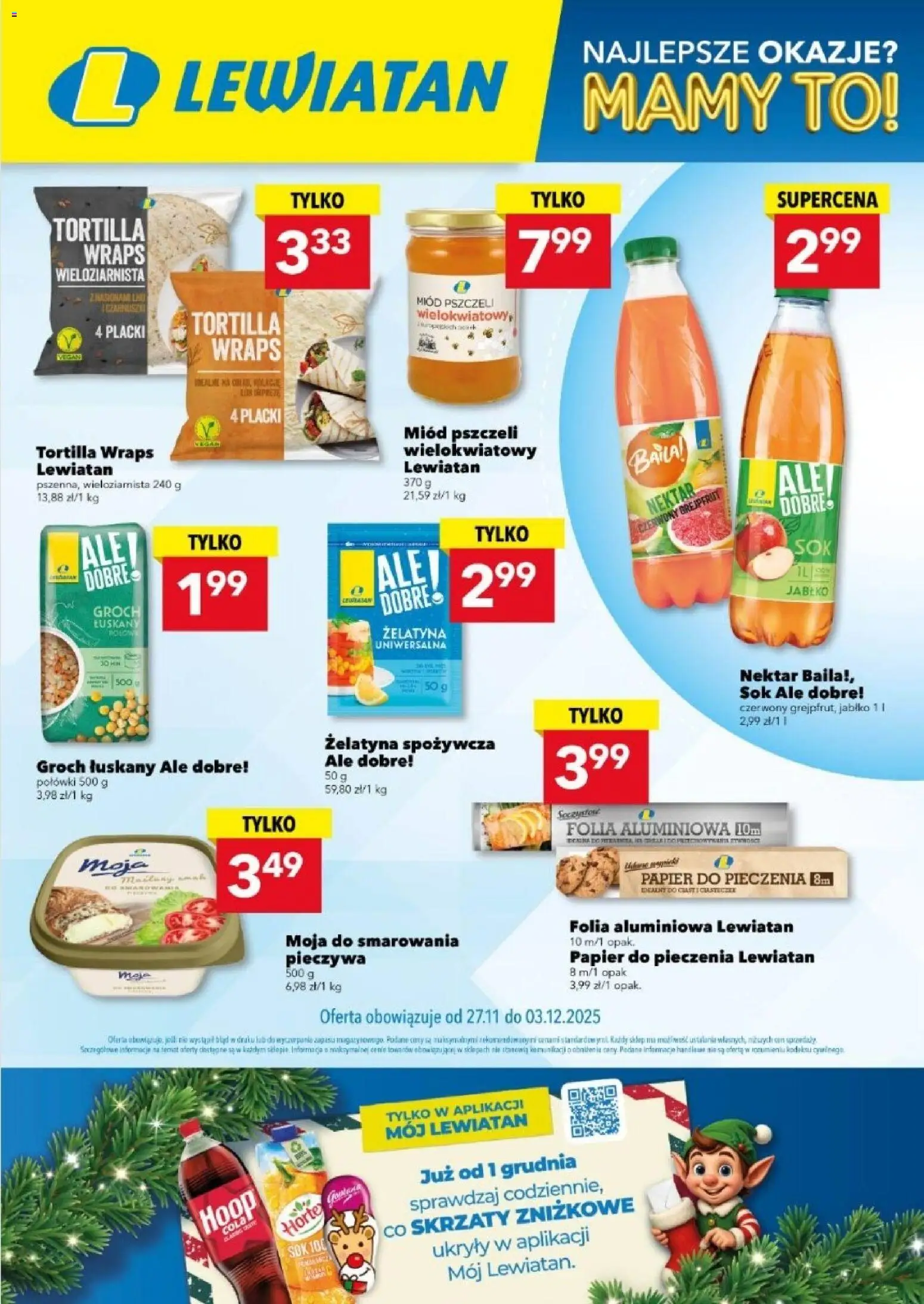 Lewiatan gazetka - Są okazje w Lewiatanie - strona 1- ważny od 27.11.2025
