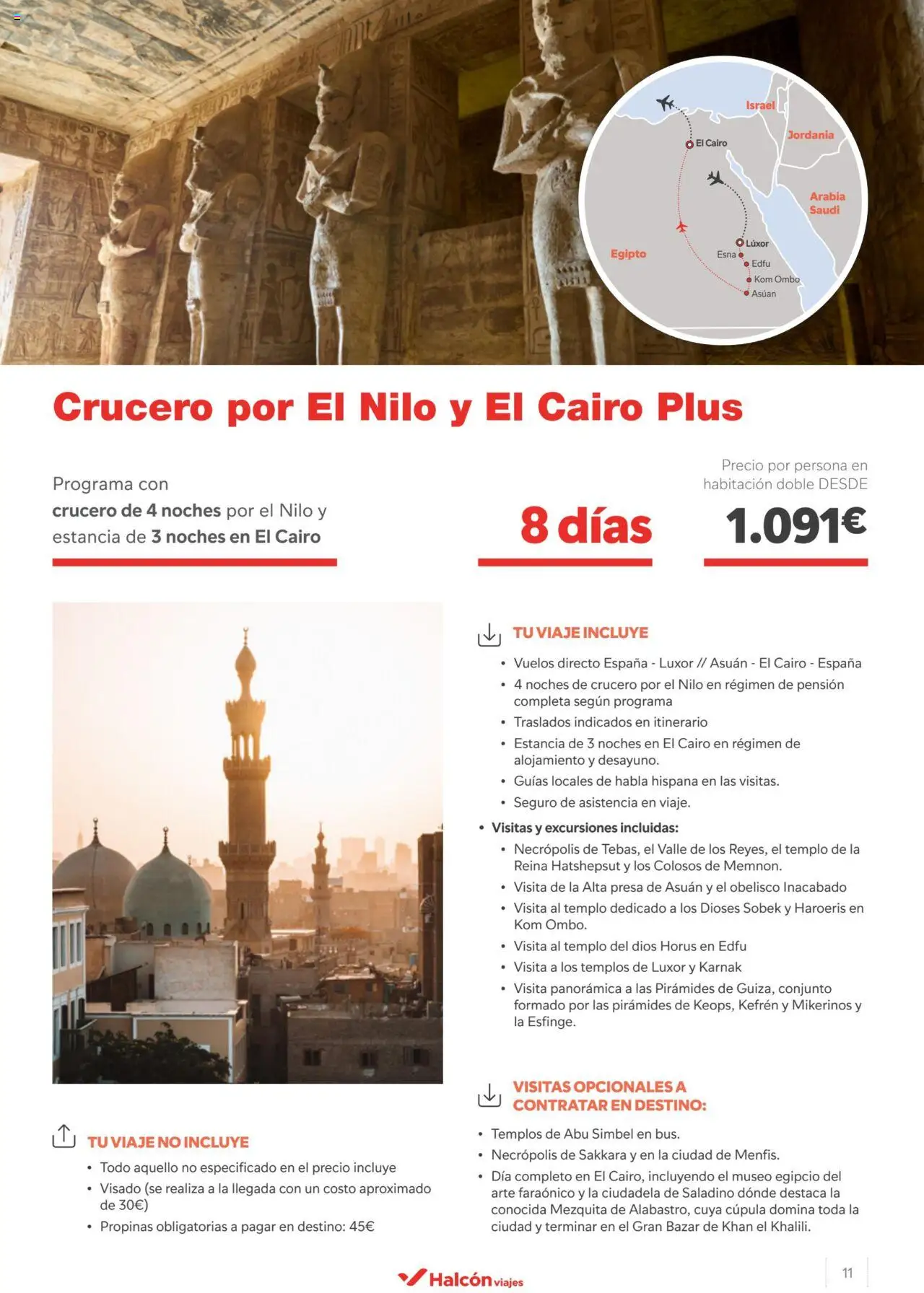 Halcón Viajes Egipto - Página de 11 - Válido desde 15/04/2024