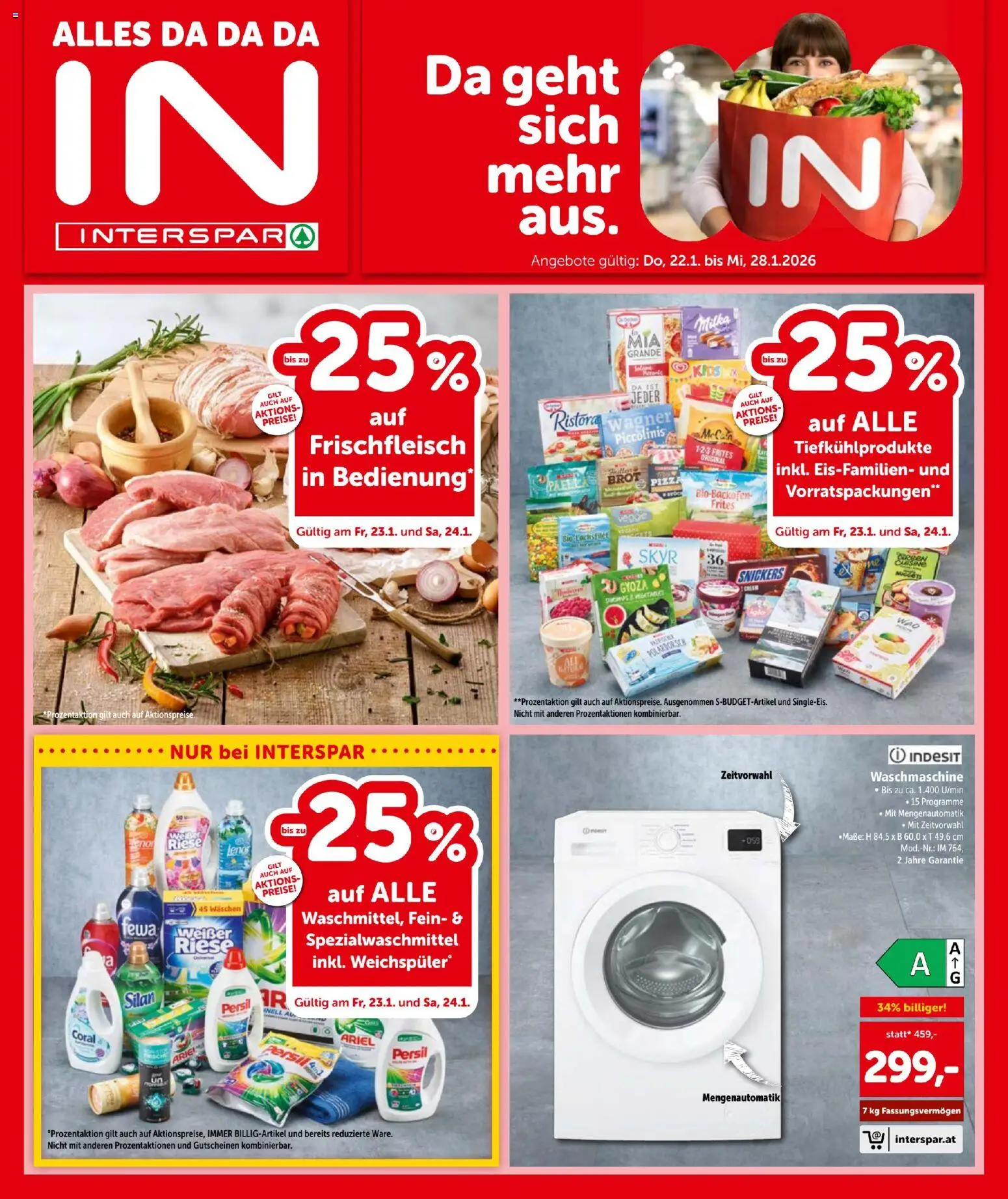 Interspar Flugblatt - Seite 1- gültig ab 22.01.2026