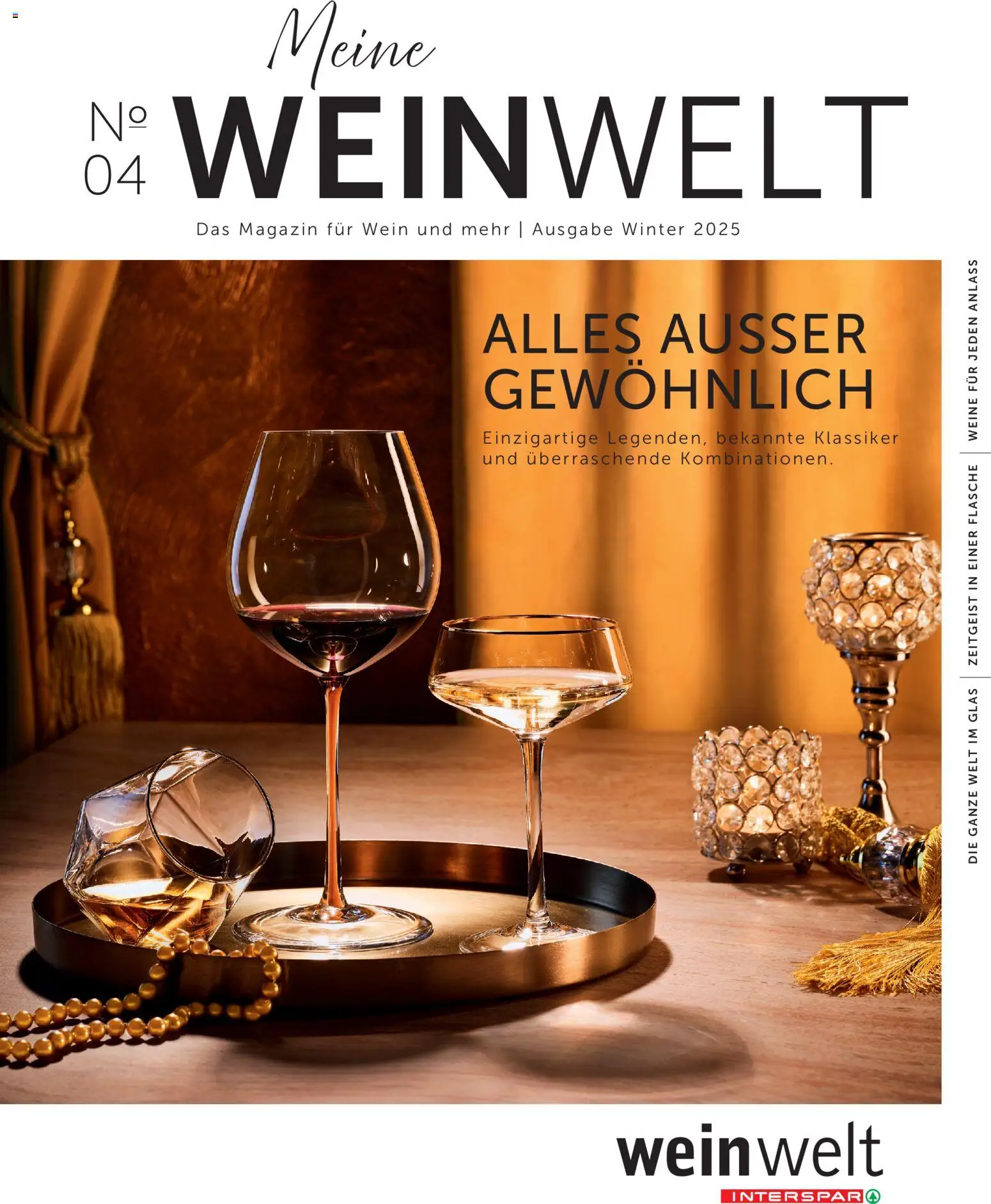 Interspar Meine Weinwelt Ausgabe Winter 2025 - Seite 1- gültig ab 14.12.2025