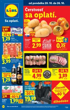 Lidl leták platný od 20.10.2025