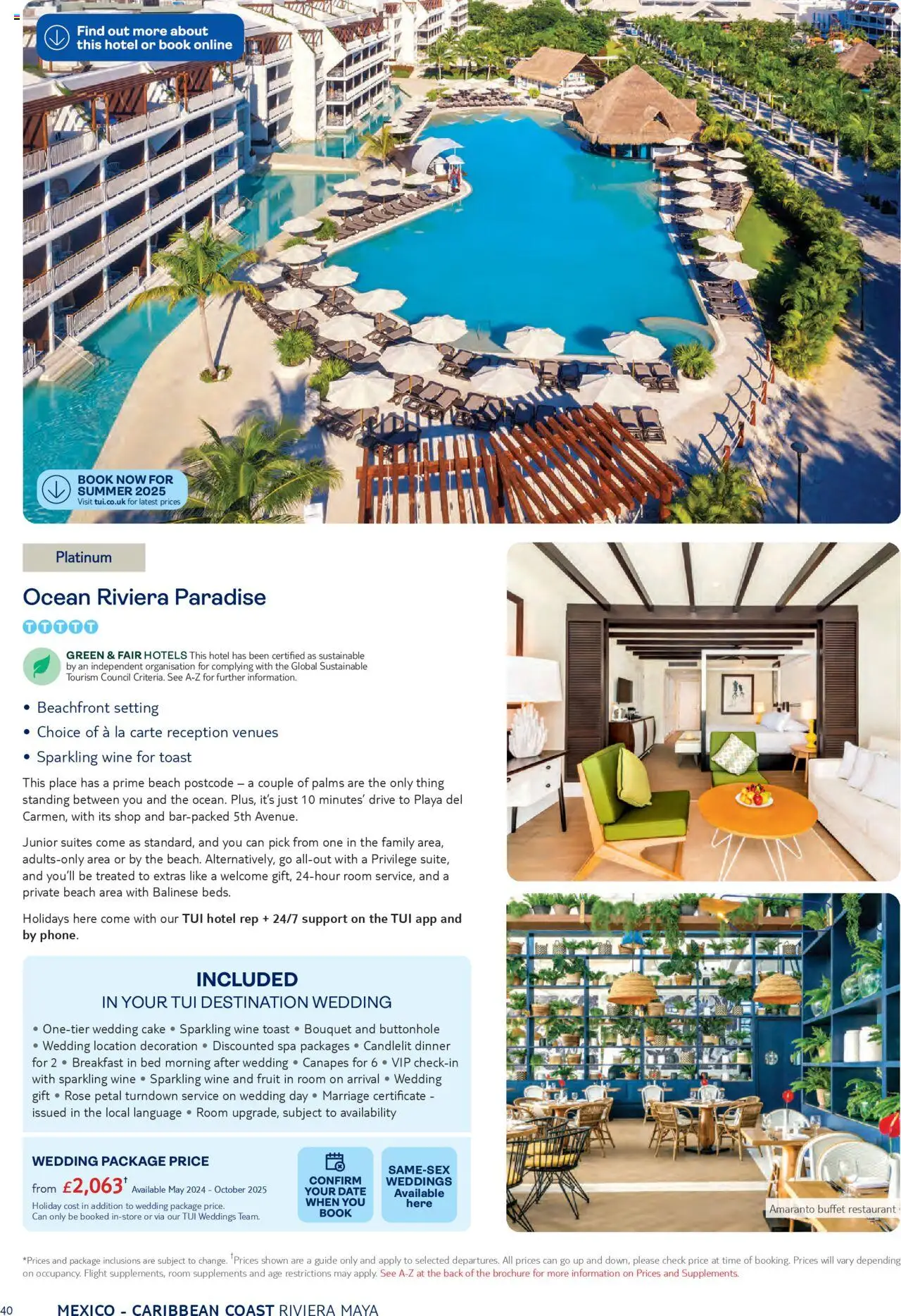 TUI - Weddings - page 40- valid from 01/05/2024