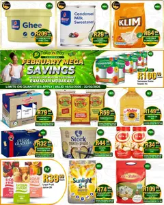Preview Take n Pay Specials valid from 16/02/2026