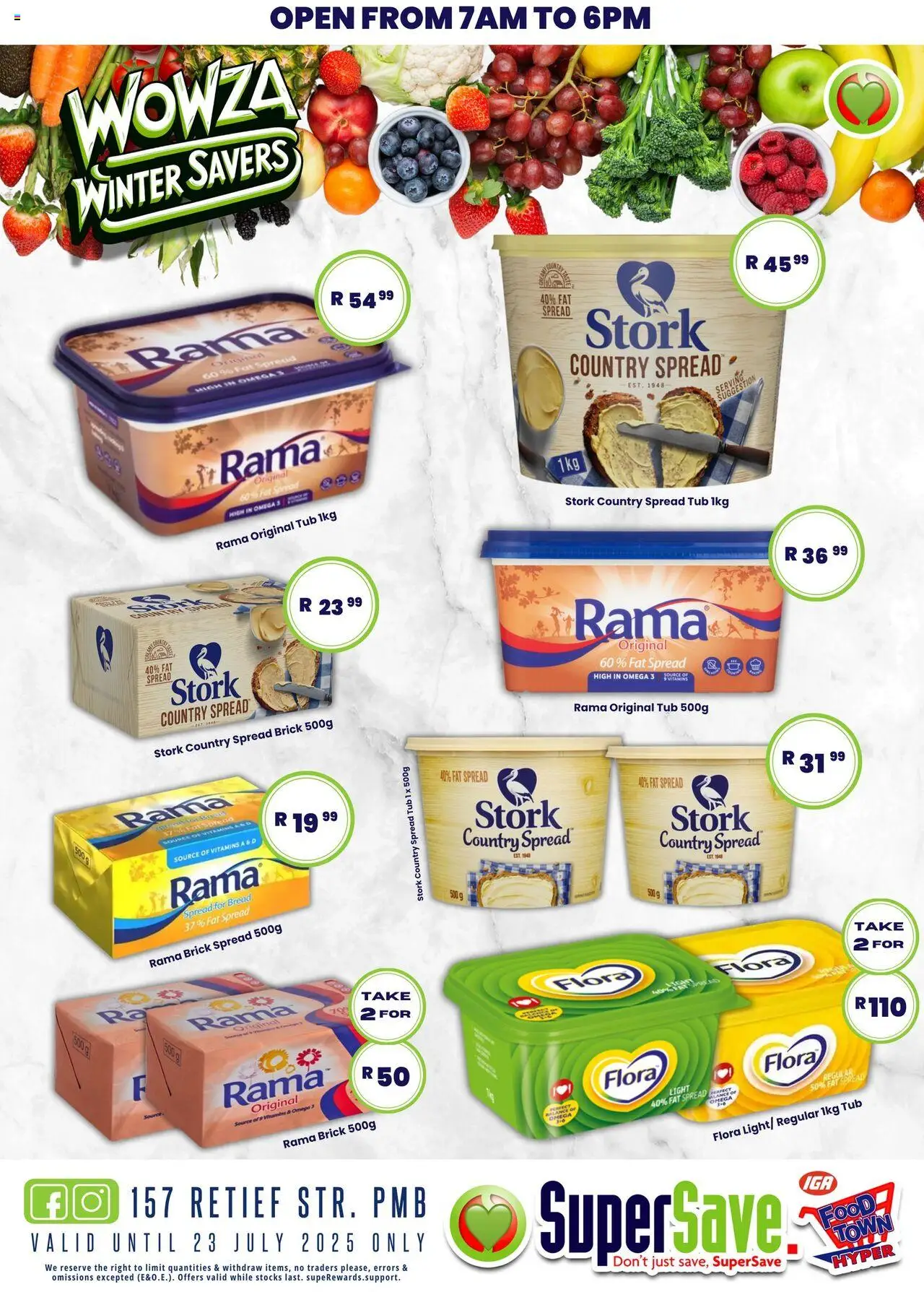 Super Save Specials - page 20- valid from 18/07/2025