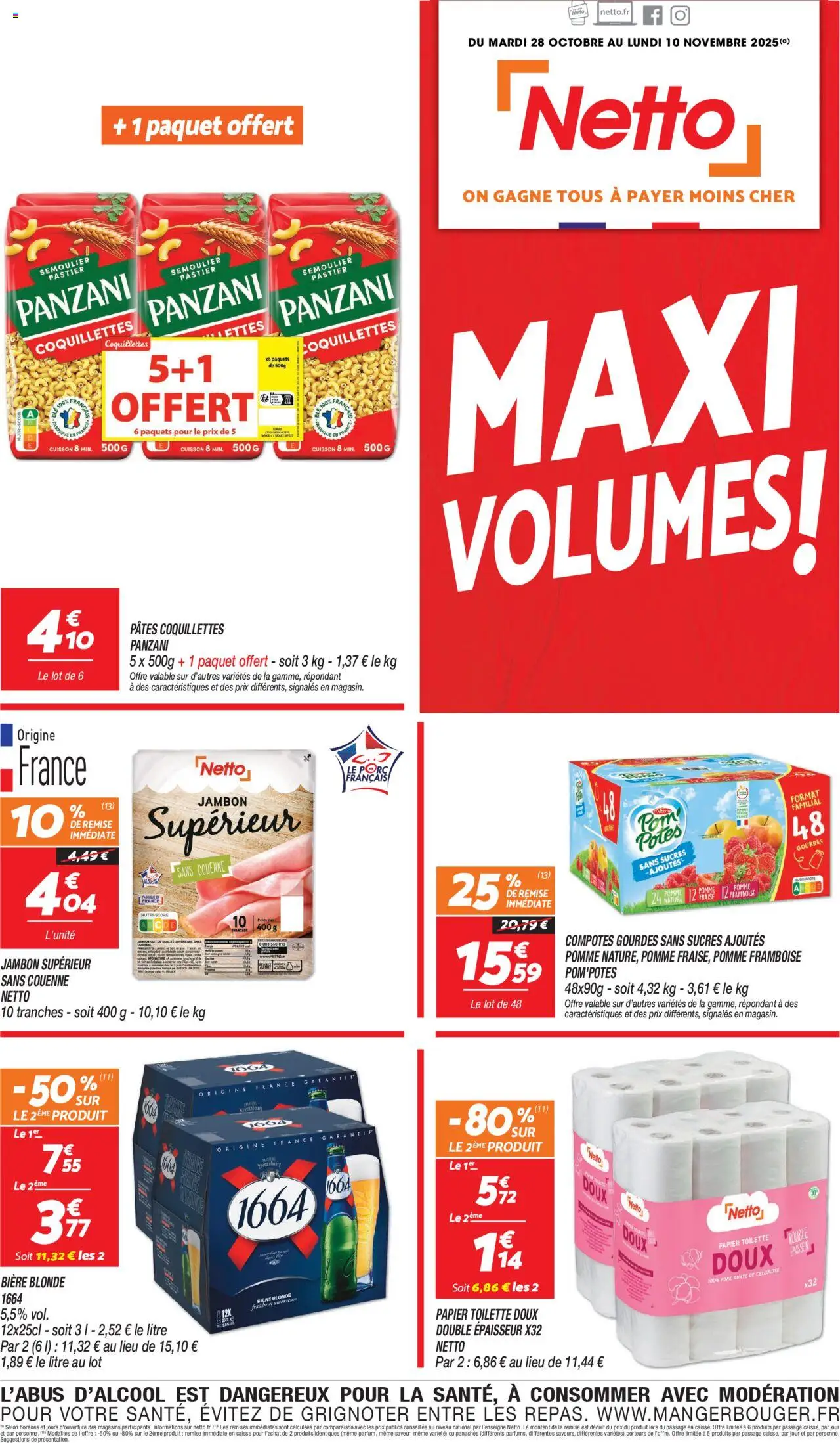 Netto catalogue - page 1 - valable à partir du 28/10/2025