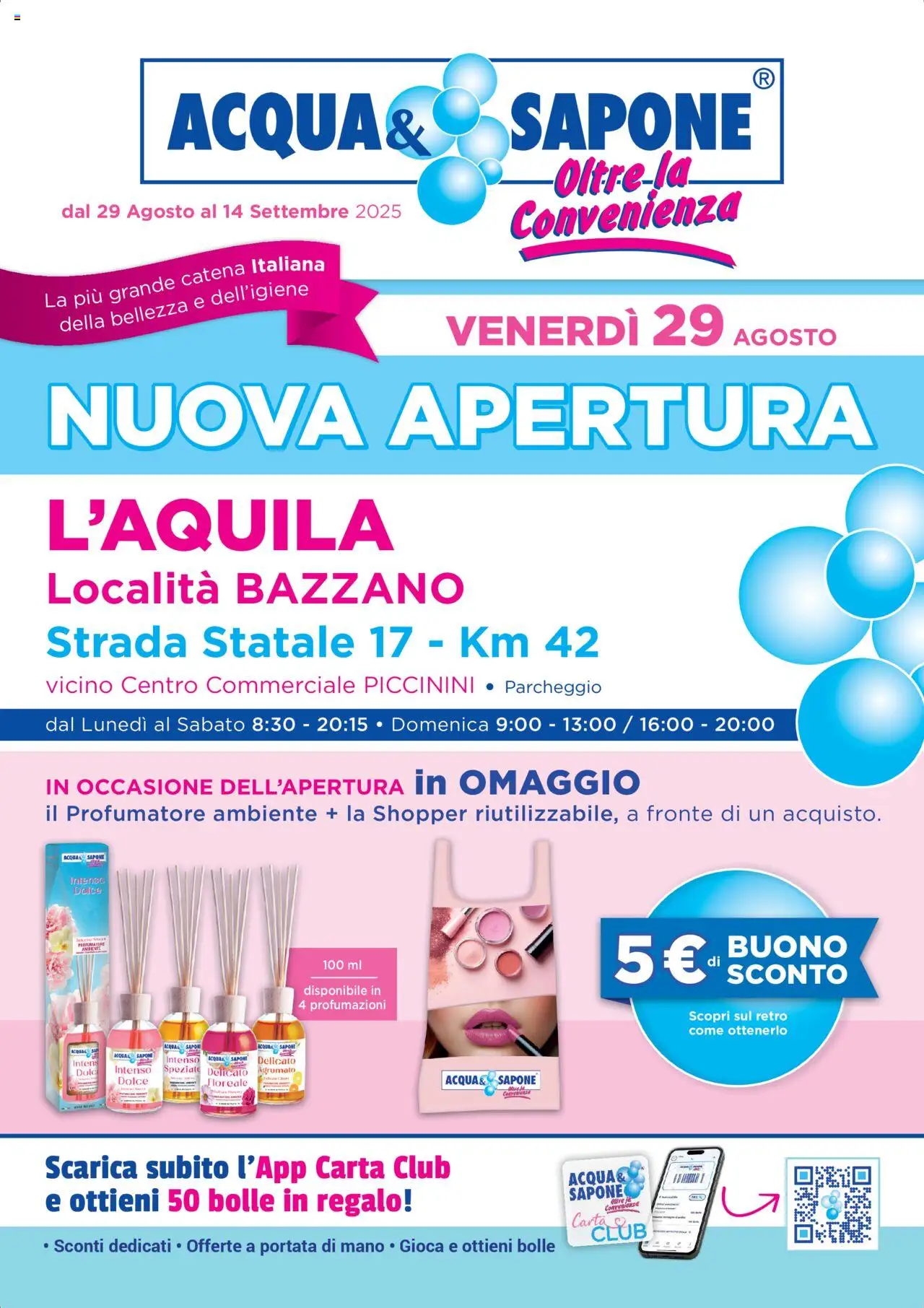 Acqua e Sapone Nuova Apertura - L'Aquila catalogo - pagina 1 - valido dal 29/08/2025