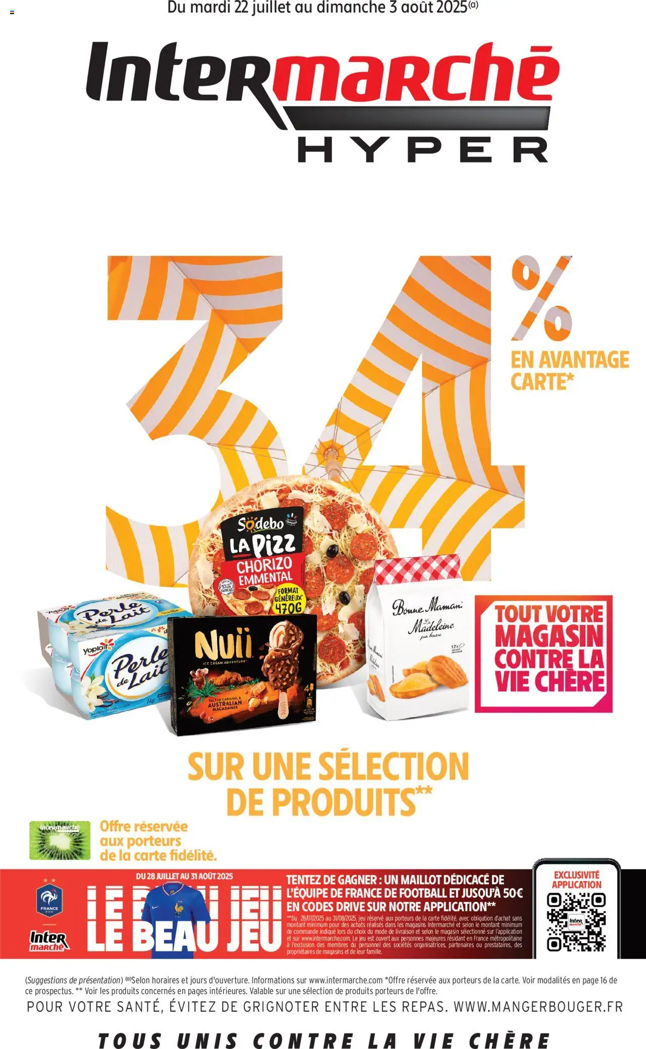 Intermarché catalogue semaine 29 - page 1 - valable à partir du 22/07/2025