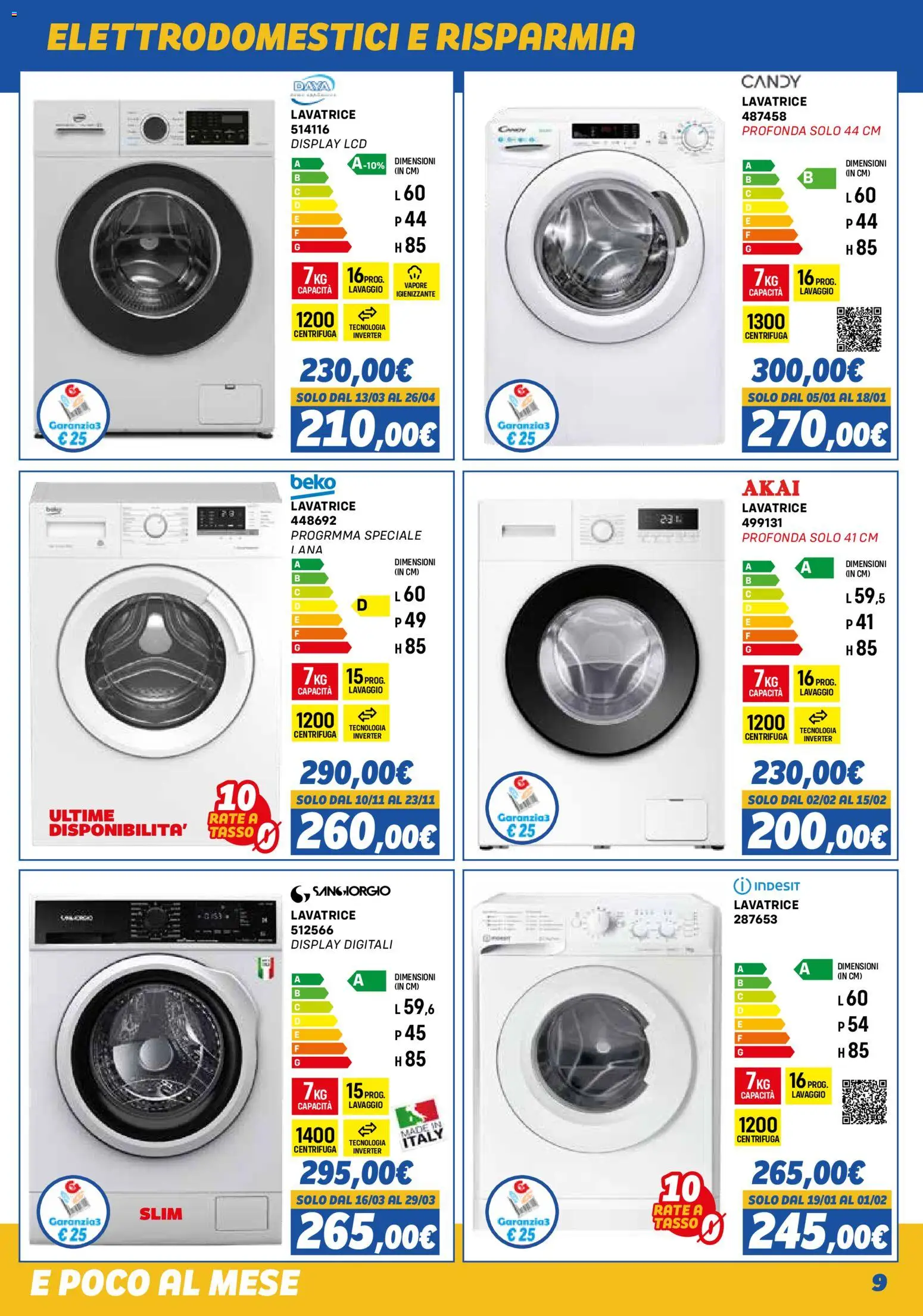 Orizzonte Elettrodomestici catalogo - pagina 9 - valido dal 01/11/2025