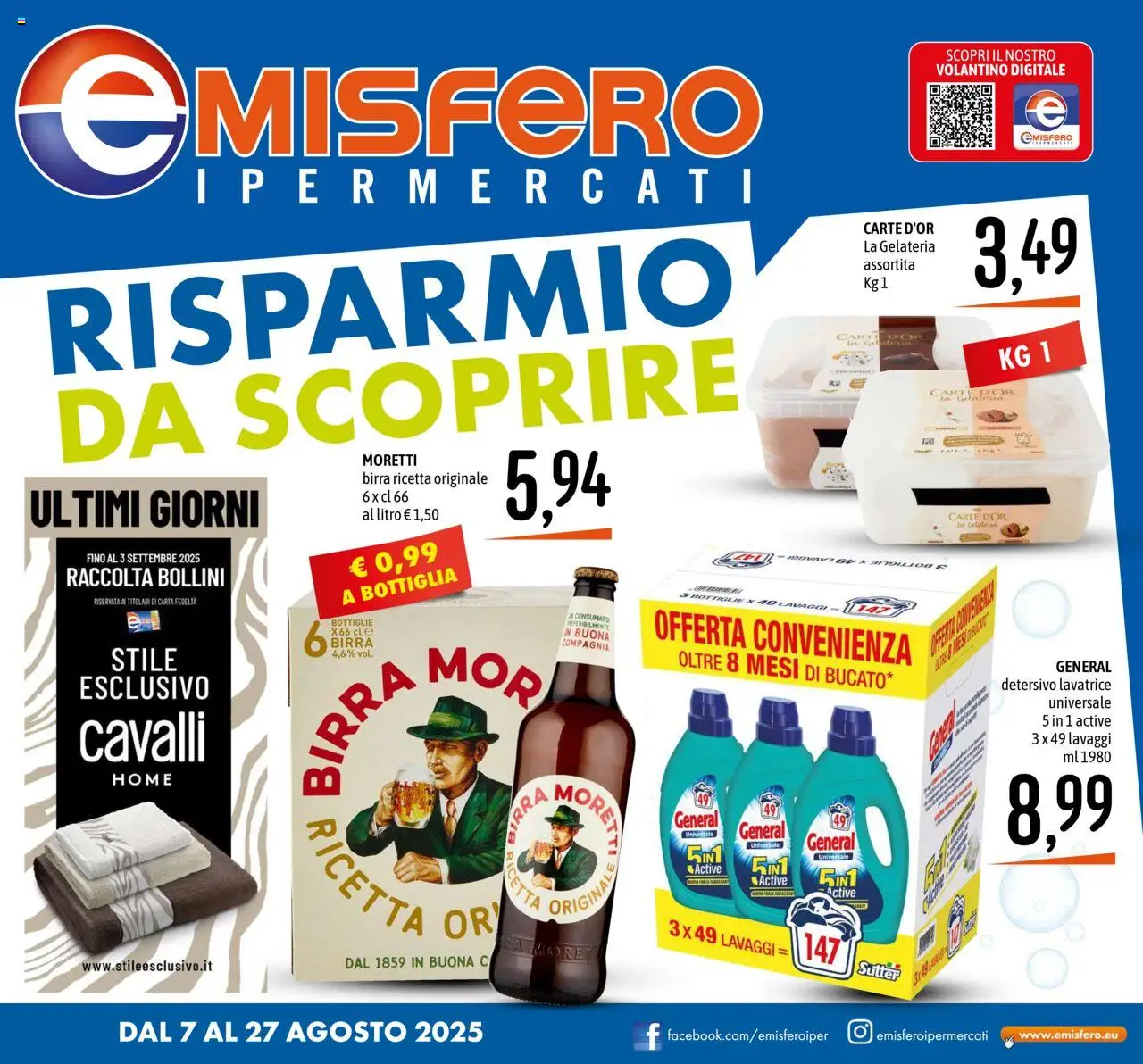 Volantino Emisfero	 - pagina 1 - valido dal 07/08/2025