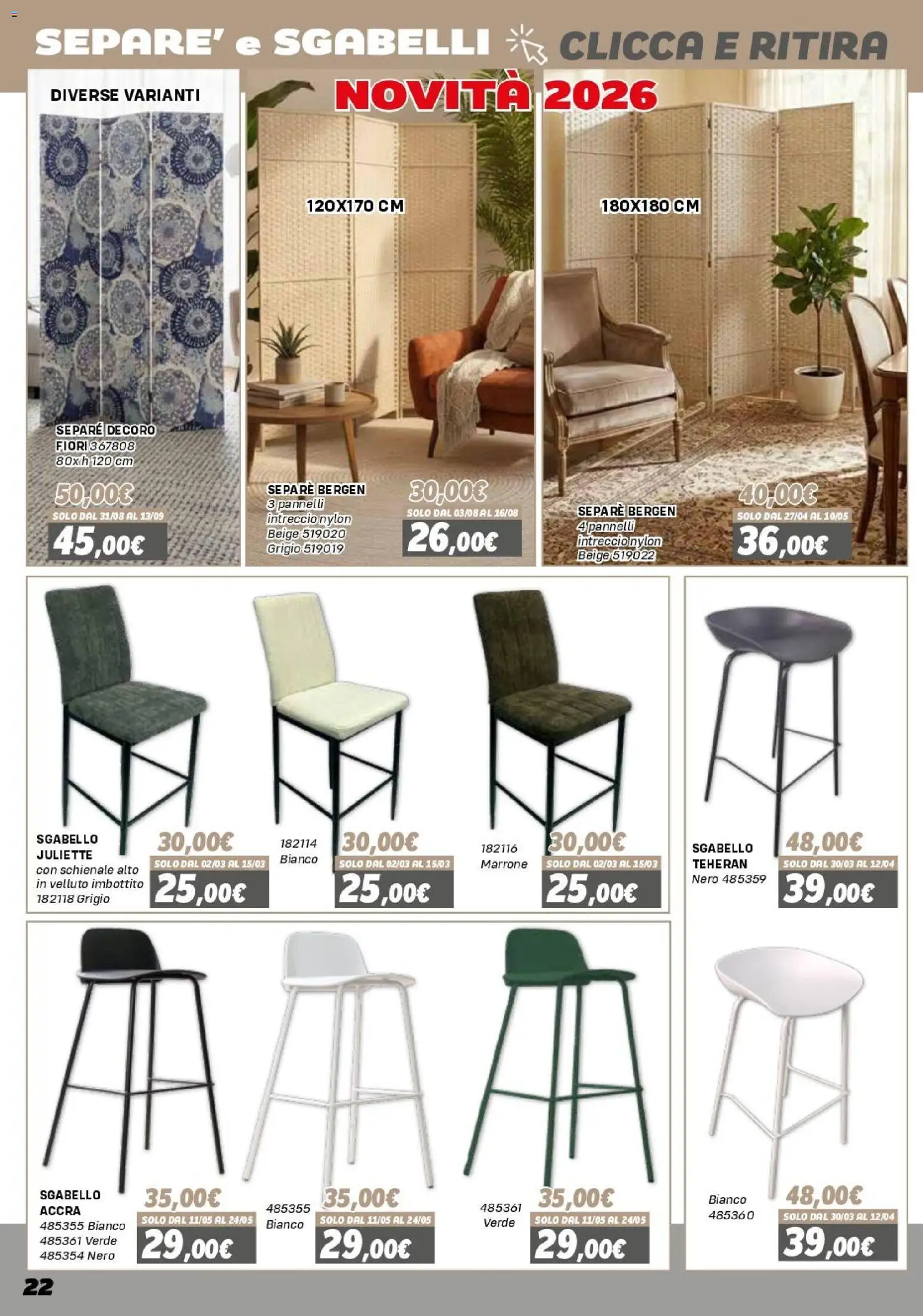 Orizzonte Mobile catalogo - pagina 22 - valido dal 16/01/2026