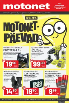 Esikatselu Motonet tarjoukset - Motonet-paevad! voimassa alkaen 15/10/2025