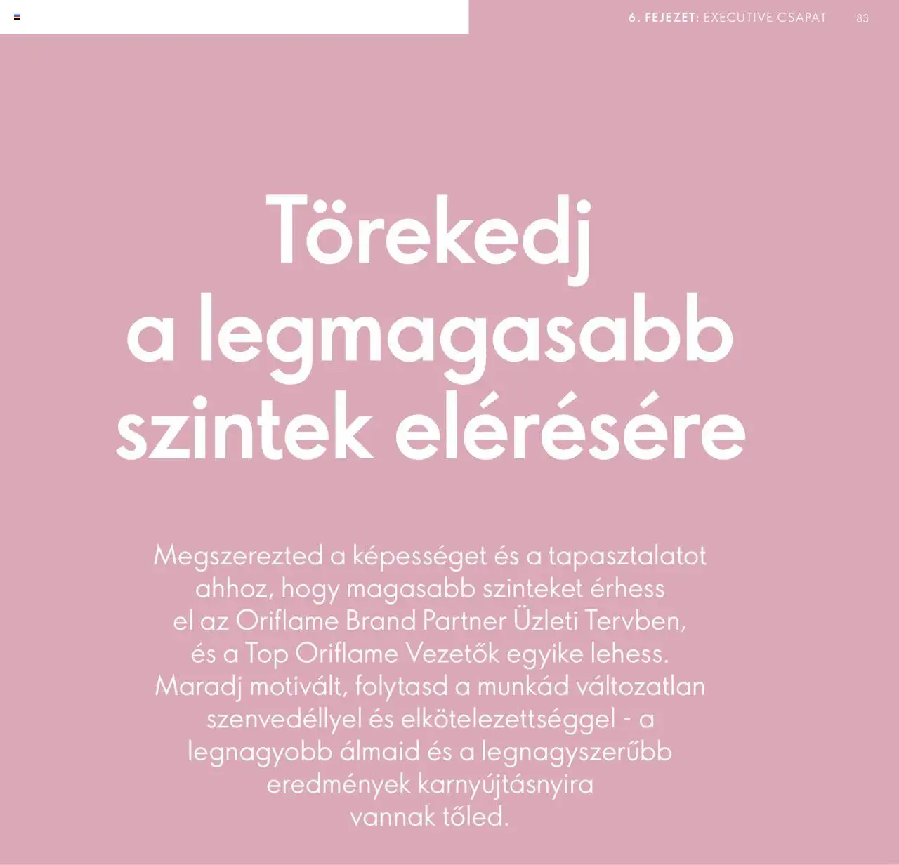 Oriflame katalógus Brand Partner Üzleti Terv - 83oldal - érvényes 2024.04.28.-tól