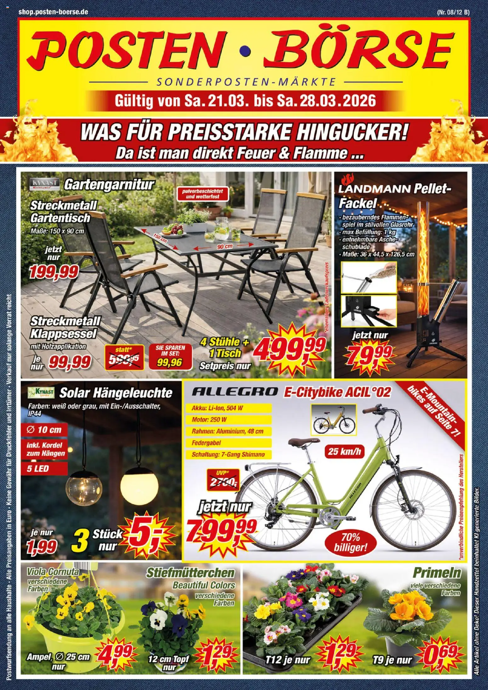 Posten Börse Prospekt - Seite 1 - gültig ab 21.03.2026