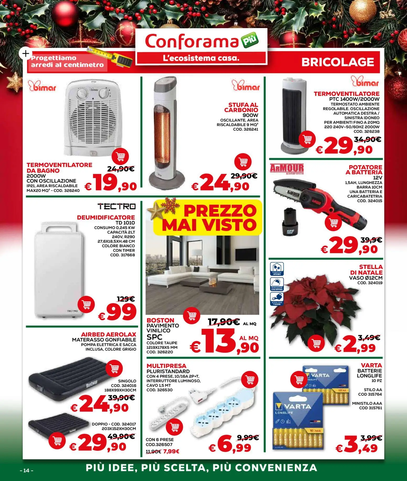 Volantino Conforama	 - pagina 14 - valido dal 04/12/2025