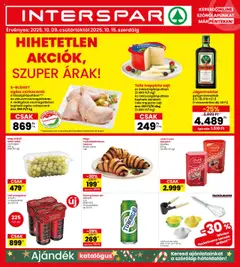 Előnézet Interspar Akciós újság érvényes 2025.10.09.-tól