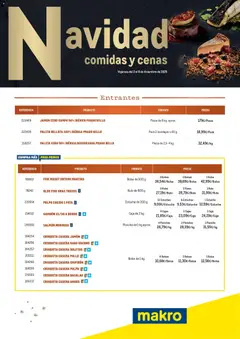 Vista previa del folleto Makro - Menú Navidad Centro válido desde 02/12/2025