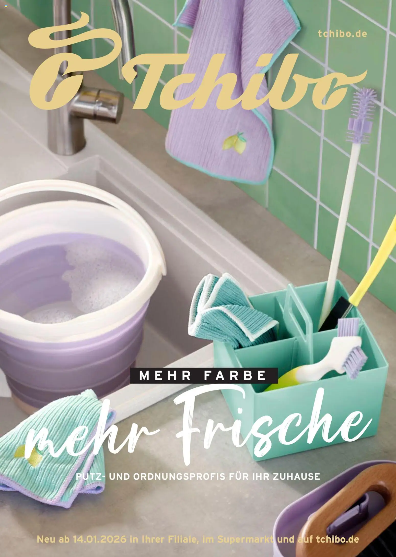 Prospekt Tchibo Mehr Farbe, mehr Frische - Seite 1 - gültig ab 14.01.2026