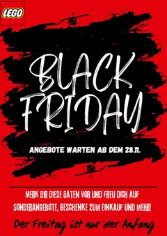 Vorschau Lego - Black Friday Ankündigung gültig ab 14.11.2025