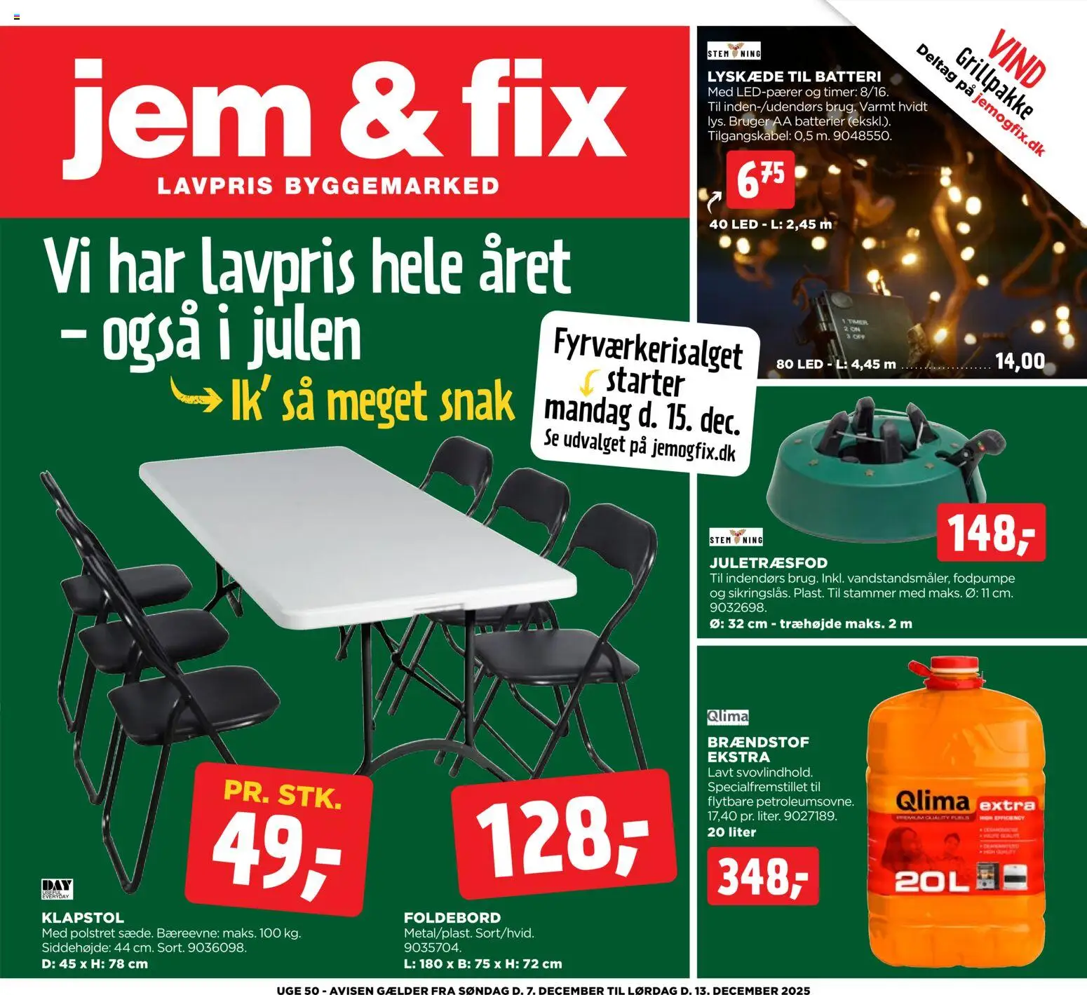 Jem & fix - Tilbudsavis - side 1- gyldig fra 07/12/2025