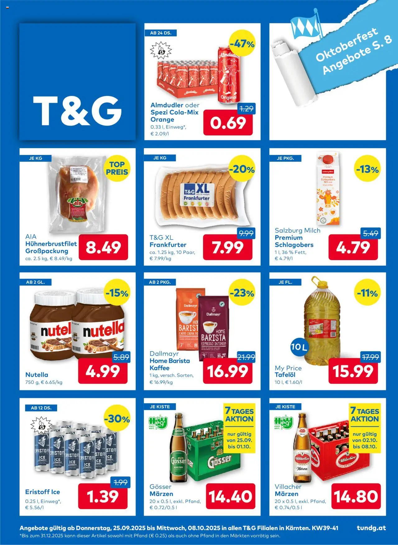 T&G Kärnten - Seite 1- gültig ab 25.09.2025