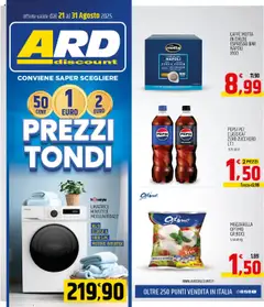 Anteprima Volantino ARD Discount	 valida dal 21/08/2025
