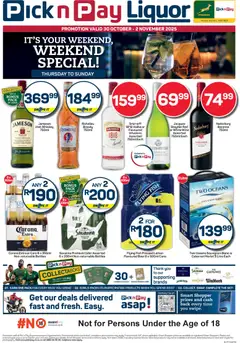 Preview Pick n Pay - Liquor Weekend Specials valid from 30/10/2025