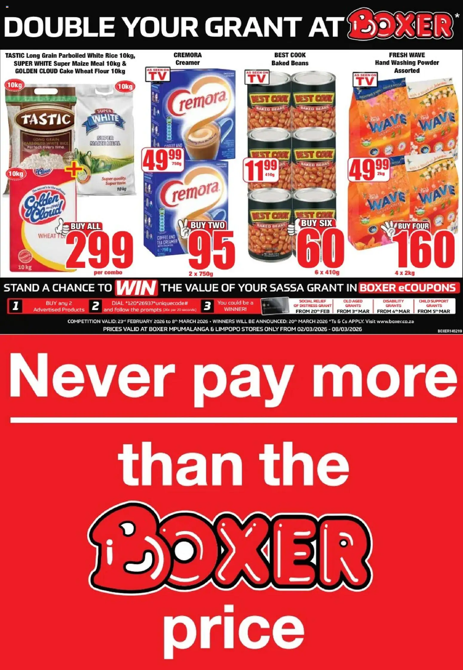 Boxer - Limpopo, Mpumalanga - Weekly Specials - page 1- valid from 02/03/2026