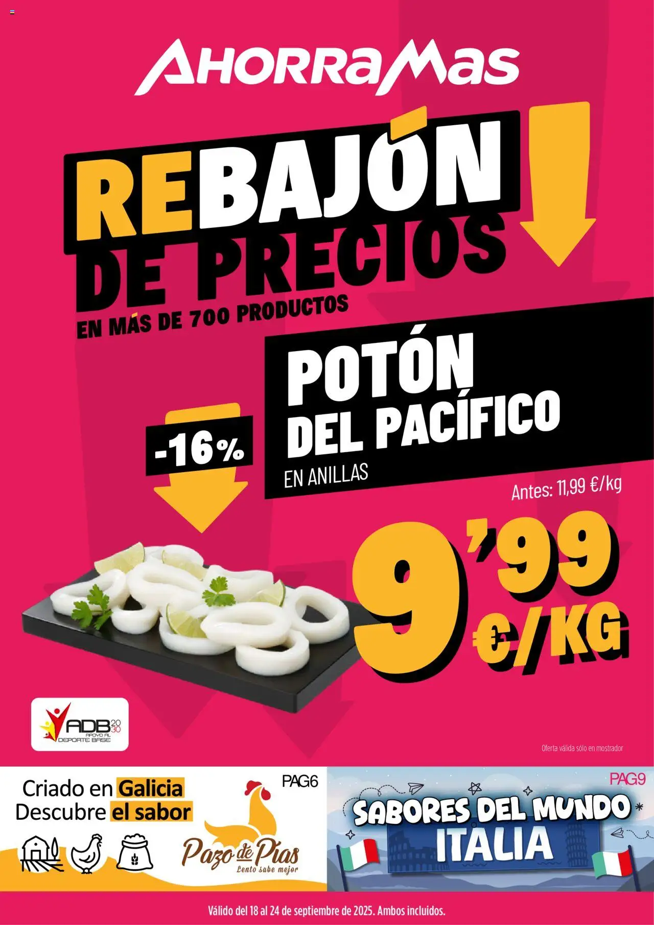 AhorraMas folleto - Página de 1 - Válido desde 18/09/2025