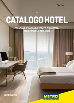 Anteprima Metro Hotel catalogo valida dal 17/10/2025