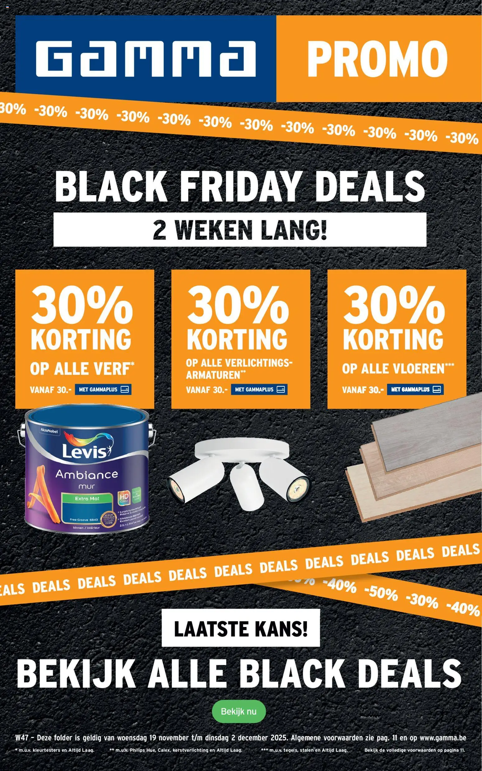 GAMMA - Black Friday - pagina 1- geldig vanaf 19/11/2025