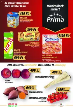 Előnézet CBA Príma Akciós újság érvényes 2025.10.16.-tól