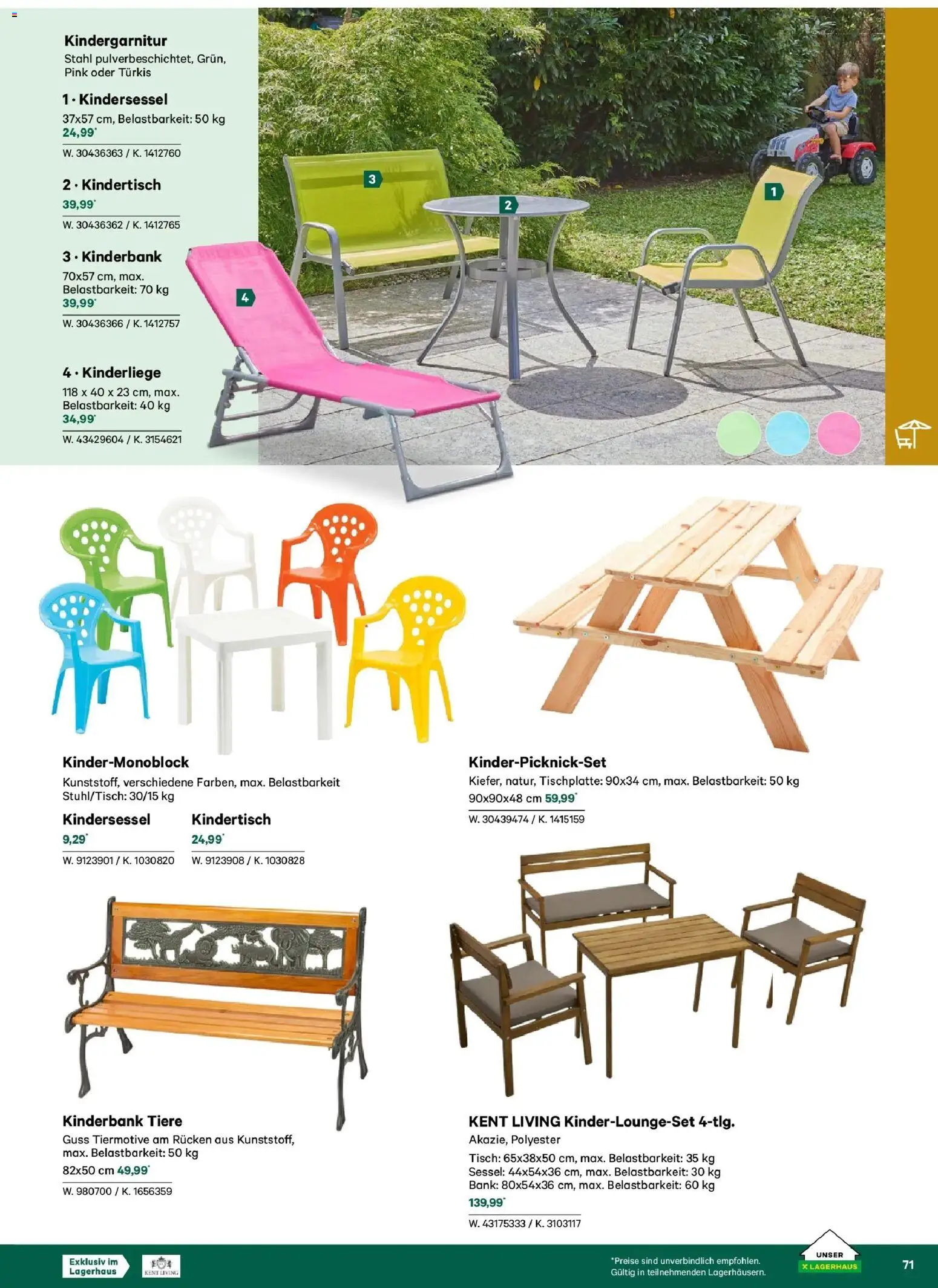 Lagerhaus Garten & Freizeit Katalog 2026 - Wien, Innsbruck - page 71- valid from 01.03.2026