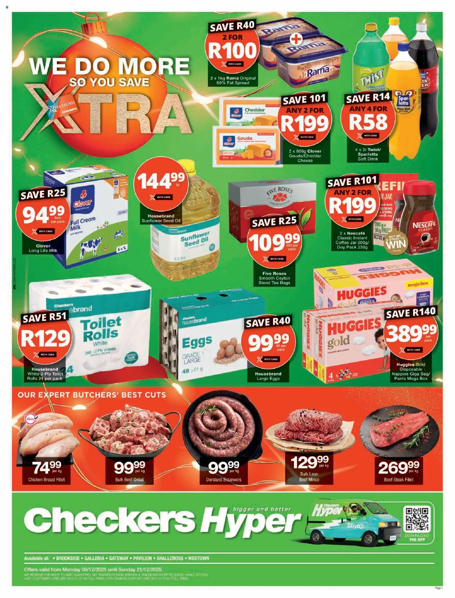 Checkers - Hyper December Mid-Month Promotion - page 1- valid from 08/12/2025