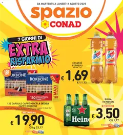 Anteprima Spazio Conad Extra Risparmio catalogo valida dal 05/08/2025
