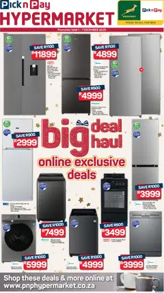 Preview Pick n Pay - Hypermarket Online Specials valid from 01/12/2025