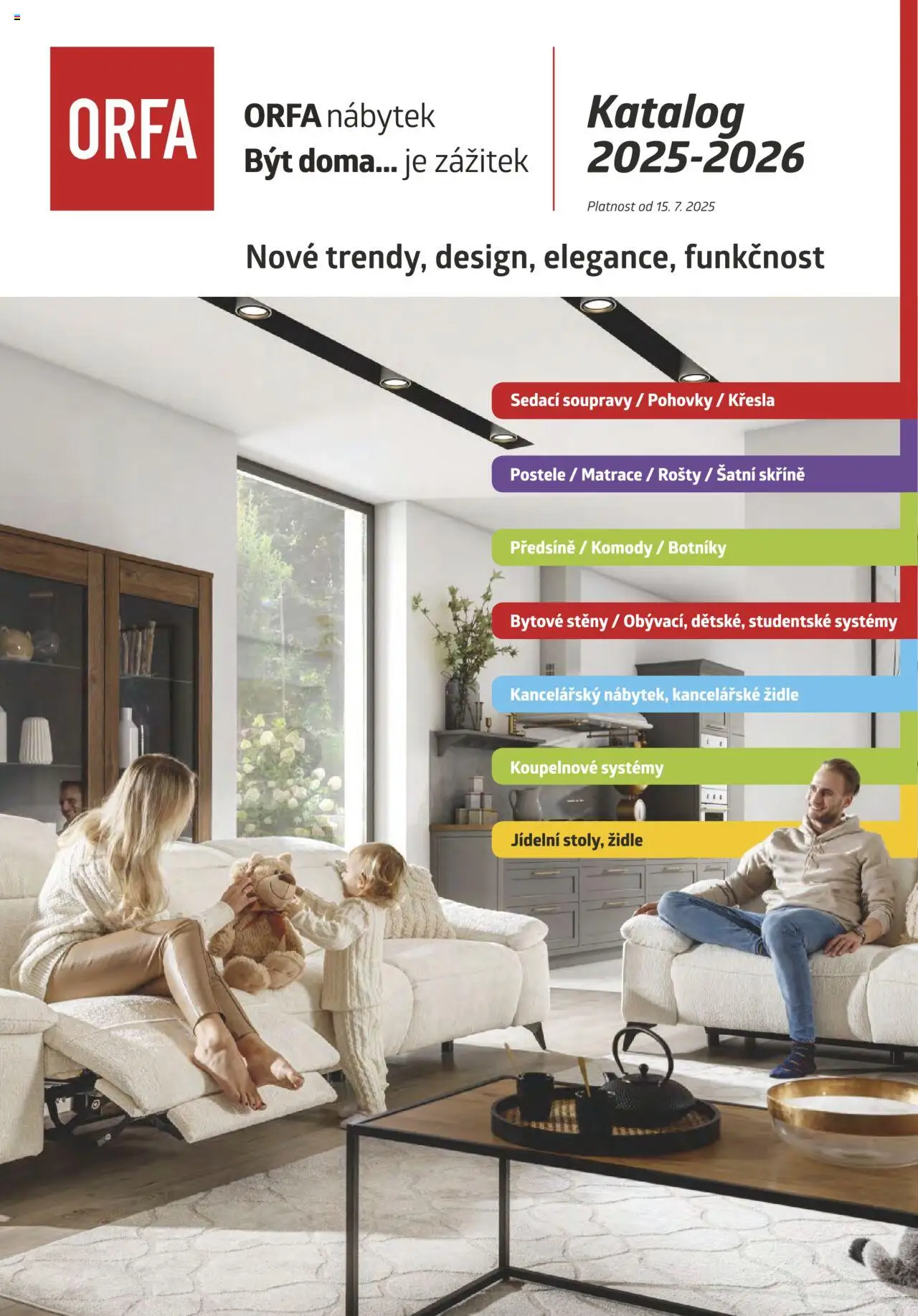 ORFA nábytek katalog 2025-2026 - strana 1- platný od 01.10.2025