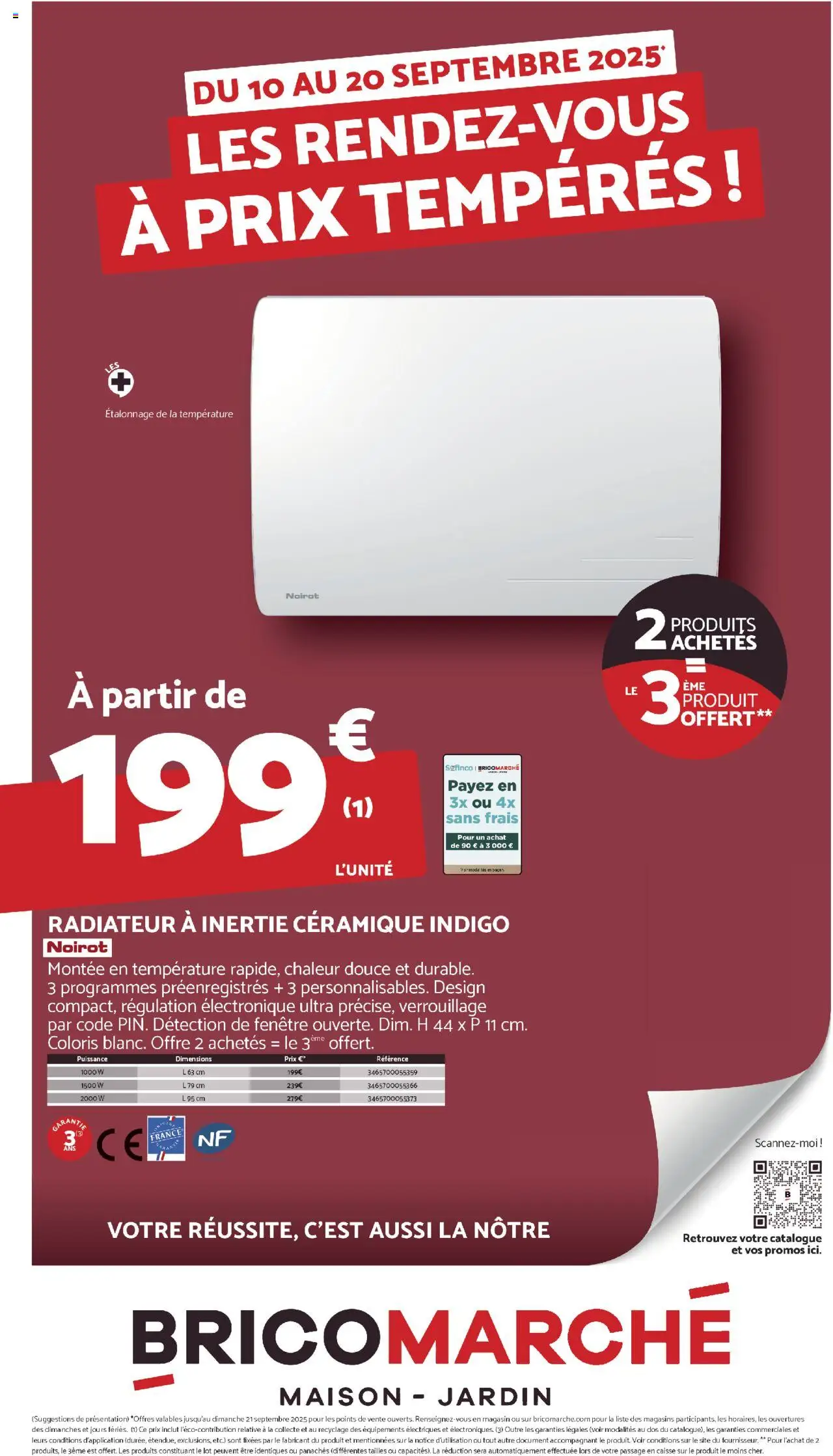 Bricomarché catalogue: Les rendez-vous à prix tempérés  - page 1 - valable à partir du 10/09/2025