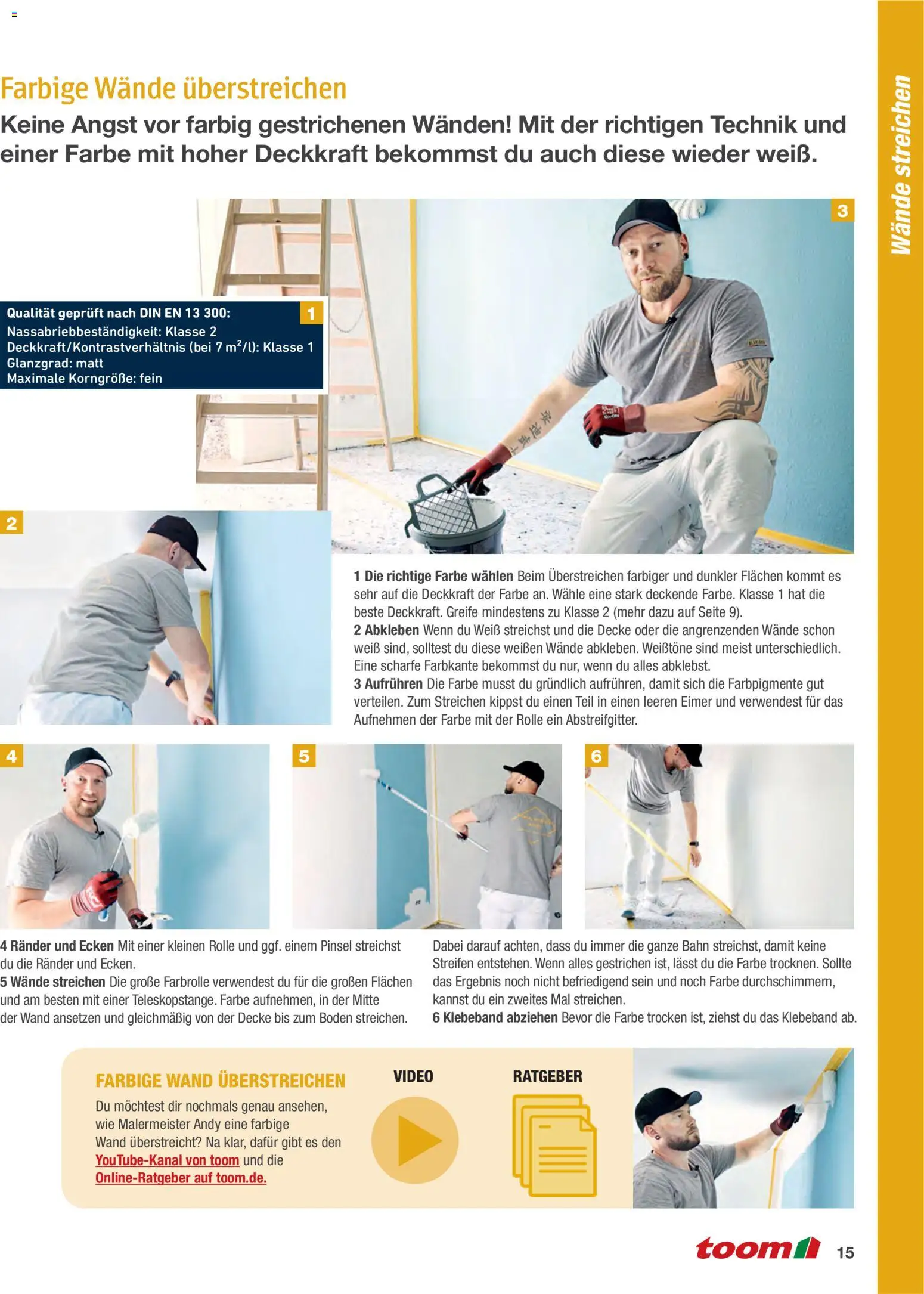 Toom Baumarkt Wände streichen und tapezieren - Seite 15 - gültig ab 01.01.2026