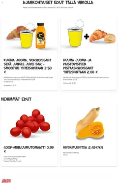 Esikatselu Alepa tarjoukset voimassa alkaen 08/10/2025